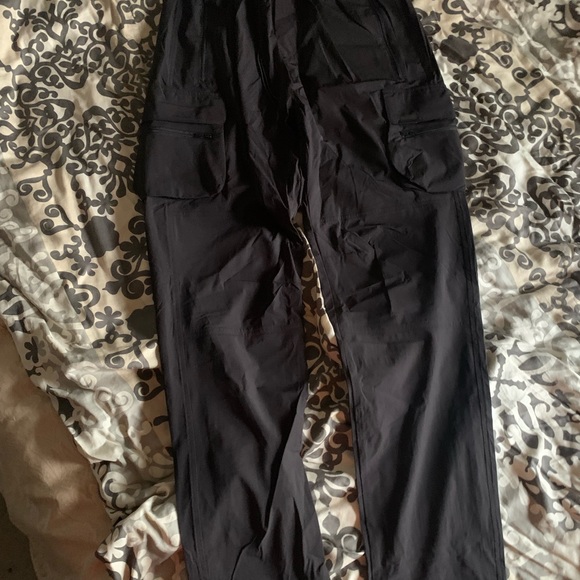 Represent 247 Pants | Black nylon cargo | LARGE - Picture 7 of 8